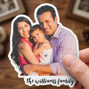 Calcomanías impermeables de fotos familiares perso