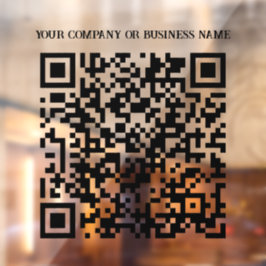 Calcomanías para ventanas comerciales