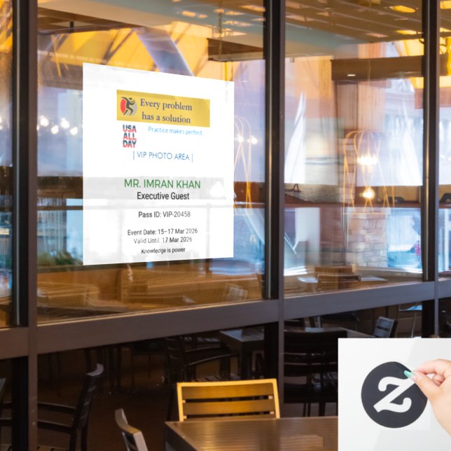 Calcomanías para Ventanas | Logotipo Empresarial | (ventana del restaurante)