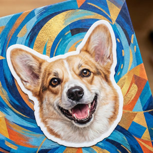 Calcomanías personalizadas de cabezas de animales,