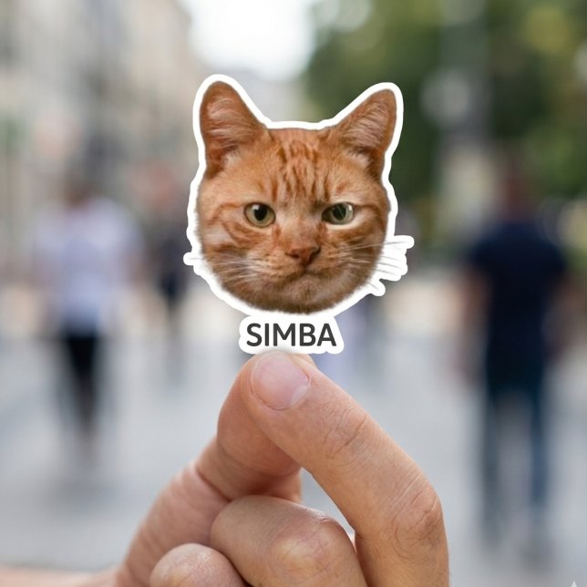 Calcomanías Personalizadas de Mascotas Foto de Per (Subido por el creador)