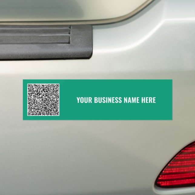 Calcomanías Promocionales de Negocios con Código Q (en coche)
