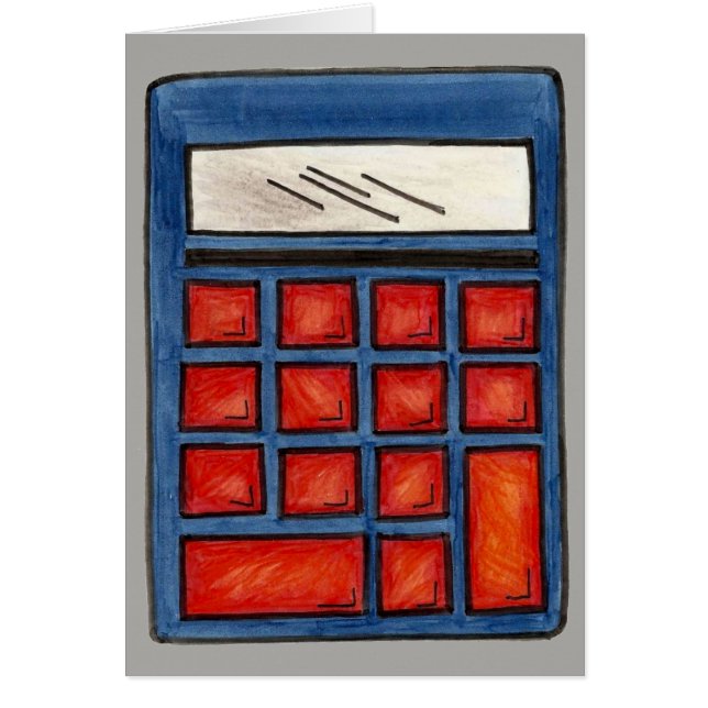 Calculadora de matemáticas del nerd de la matemáti (Frente)