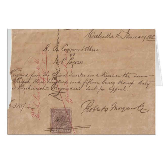 Calcuta 1885 (Anverso (Horizontal))