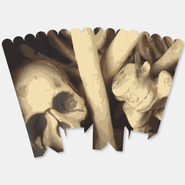 Calderón de huesos. Caja para regalos (Desplegado)