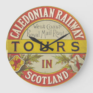 Caledonia Ferrocarril reloj de Escocia