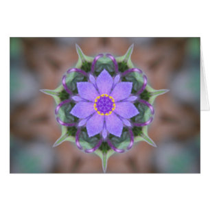 Caleidoscopio de flor de Spiderwort