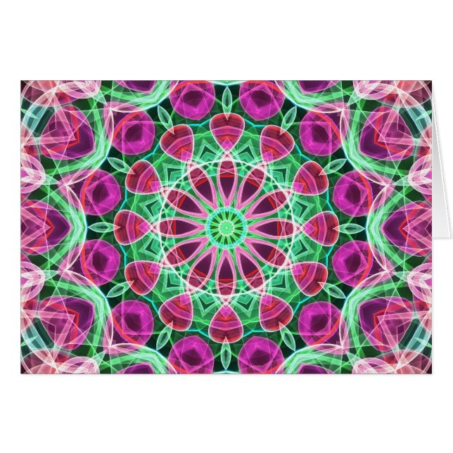 Caleidoscopio del jardín de flores (Anverso (Horizontal))