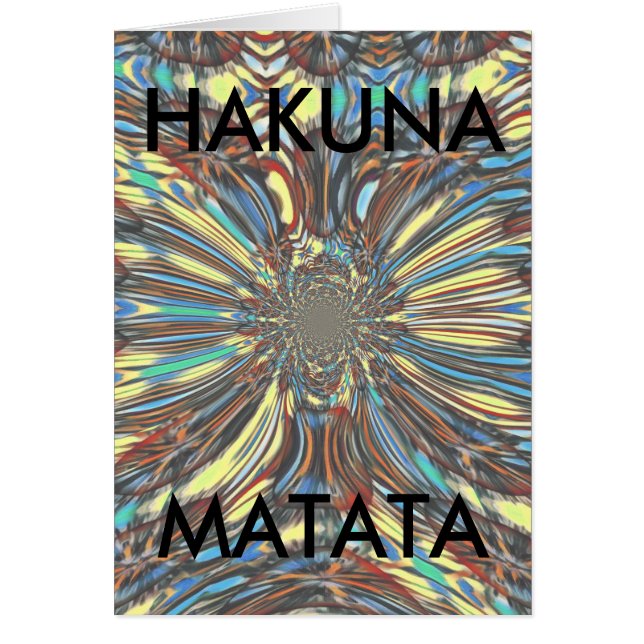 Caleidoscopio Urbano Hakuna Matata | Abstracto Vib (Frente)