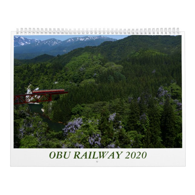 CALENDARIO 奥武鉄道カレンダー2020 (Tapa)