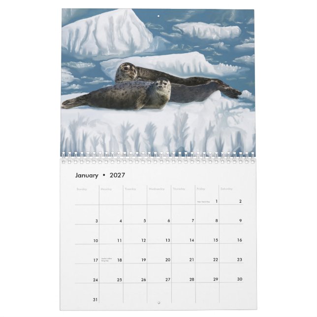 Calendario 035, AlaskaArt de David Wagner (Jan 2027)