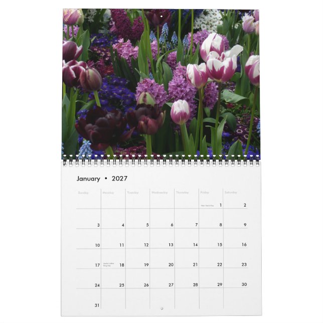 Calendario 0 Tulip Art (Jan 2027)