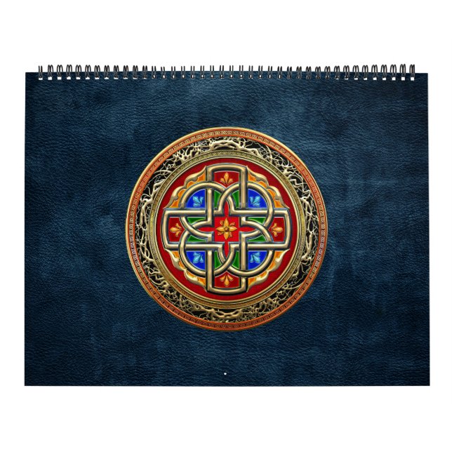 Calendario [100] Cruz Celta [Oro+Esmalte] (Tapa)