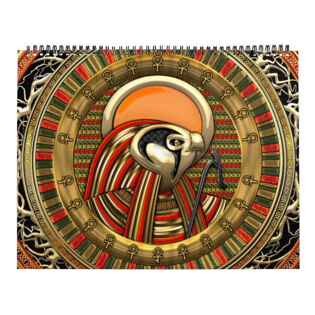 Calendario [100] Dios Sol Egipcio Ra (Tapa)