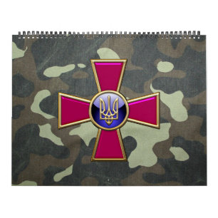 Calendario [100] Emblema de las Fuerzas Armadas Ucranianas