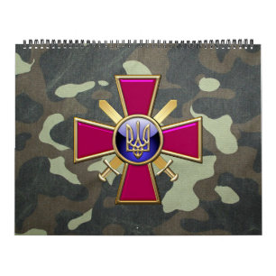 Calendario [100] Emblema de las fuerzas terrestres ucranianas