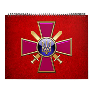 Calendario [100] Emblema de las fuerzas terrestres ucranianas