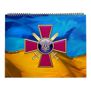 Calendario [100] Emblema de las fuerzas terrestres ucranianas