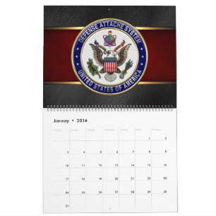 Calendario [100] Emblema del sistema adjunto de defensa (DAS)