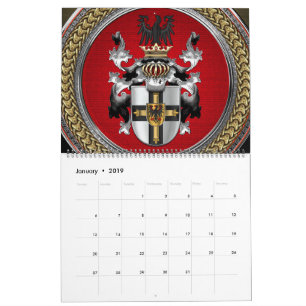 Calendario [100] Escudo de armas de orden teutónico