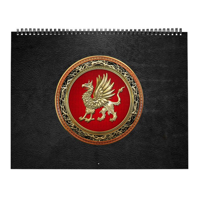 Calendario [100] Griffin de oro sagrado (Tapa)