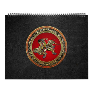 Calendario [100] Hokusai - Shoki Riding Shishi Lion