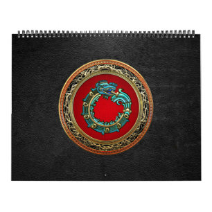 Calendario [100] Serpent God Quetzalcoatl [Jade]