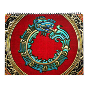 Calendario [100] Serpent God Quetzalcoatl [Jade]