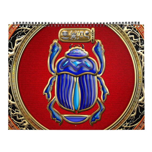 Calendario [100] Tesoro: Antiguo Scarab egipcio (Tapa)
