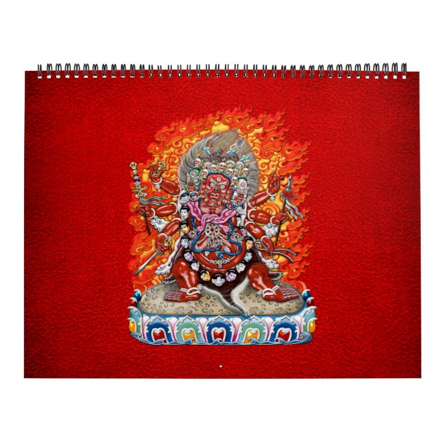 Calendario [100] Thangka tibetano - Deidad furiosa Hayagriva (Tapa)