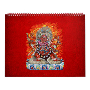 Calendario [100] Thangka tibetano - Deidad furiosa Hayagriva