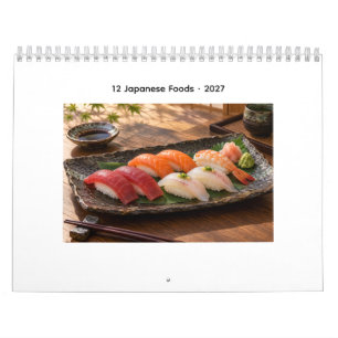 Calendario 12 comidas japonesas para probar en Japón 2027