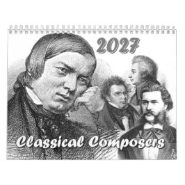 Calendario 12 Compositores / 12 Combinaciones, 2026