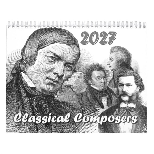 Calendario 12 Compositores / 12 Combinaciones, 2026 (Tapa)