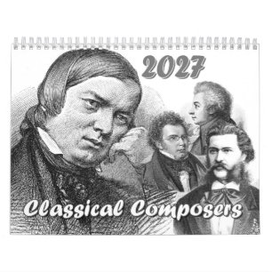 Calendario 12 Compositores / 12 Combinaciones, 2026