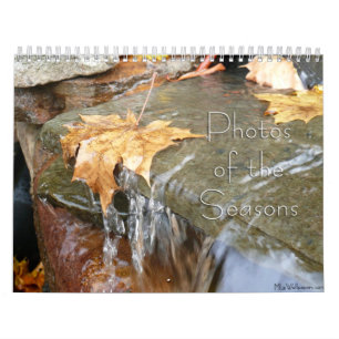 Calendario 12 Meses de Fotos de las Estaciones, 5ta Edición