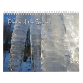 Calendario 12 meses de fotos de las estaciones, primera edici