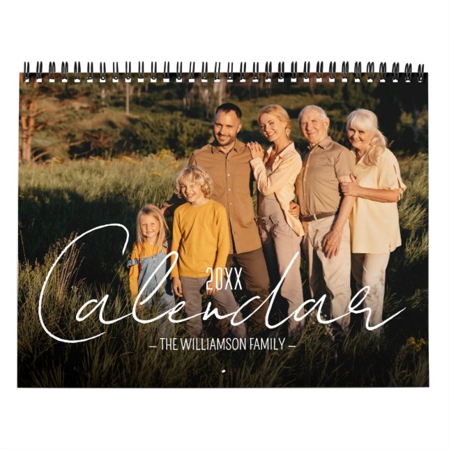Calendario 12 Meses de Fotos Familiares (Tapa)