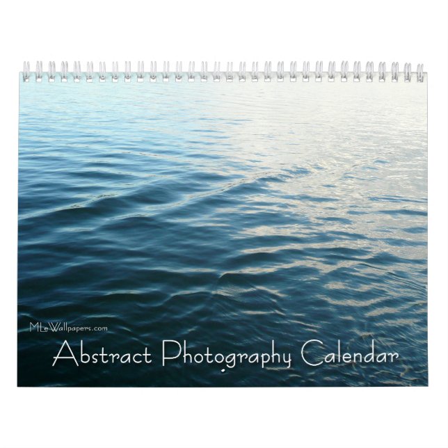 Calendario 12 meses de la fotografía abstracta, primera edici (Tapa)