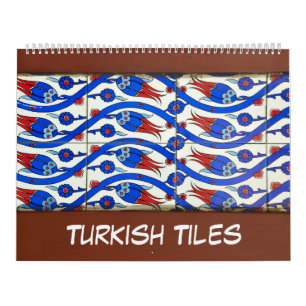 Calendario 12 meses de mosaicos turcos