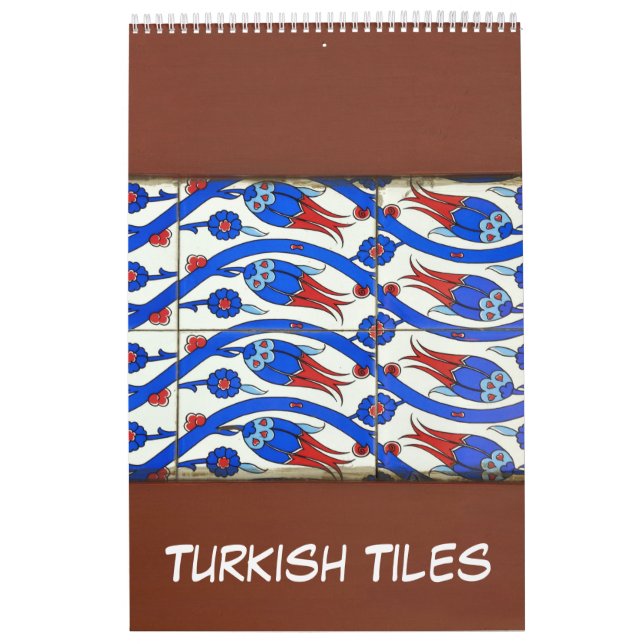 Calendario 12 meses de mosaicos turcos (Tapa)
