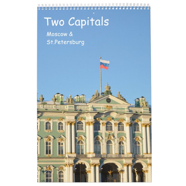 Calendario 12 meses Dos capitales (Tapa)
