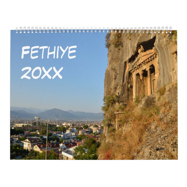 Calendario 12 meses Fethiye, Turquía (Tapa)