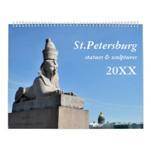 Calendario 12 meses San Petersburgo