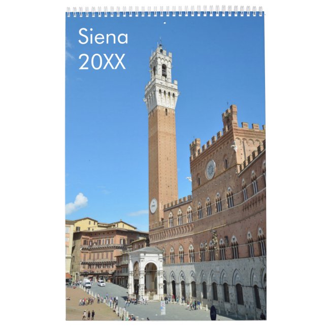 Calendario 12 meses Siena (Italia) (Tapa)
