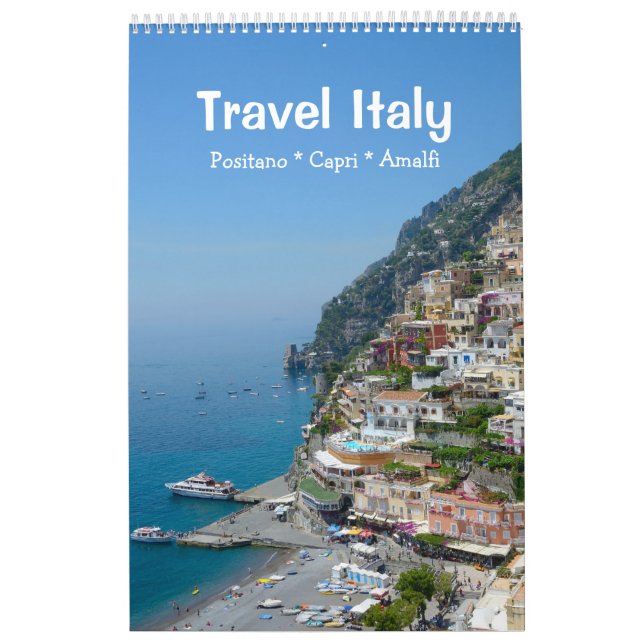 Calendario 12 meses Viajes Italia (Tapa)