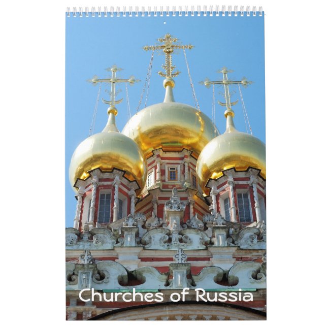 Calendario 12 meses Viajes Rusia: Iglesias (Tapa)