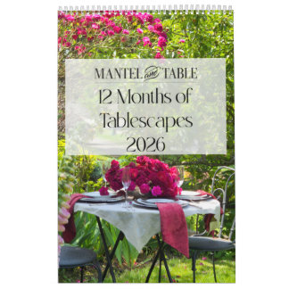 Calendario 12 Months of Beautiful Tablescapes 2026