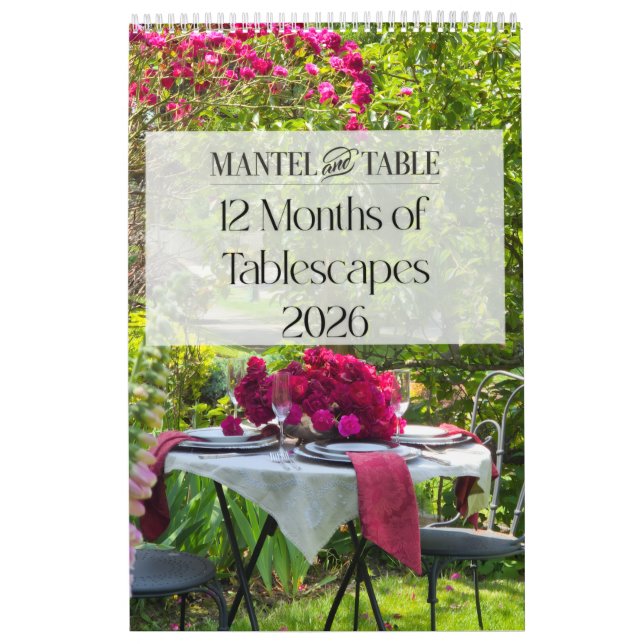 Calendario 12 Months of Beautiful Tablescapes 2026 (Tapa)
