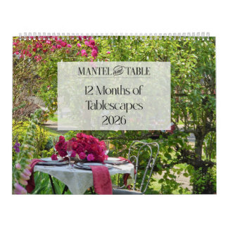 Calendario 12 Months of Tablescapes Calendar 2026